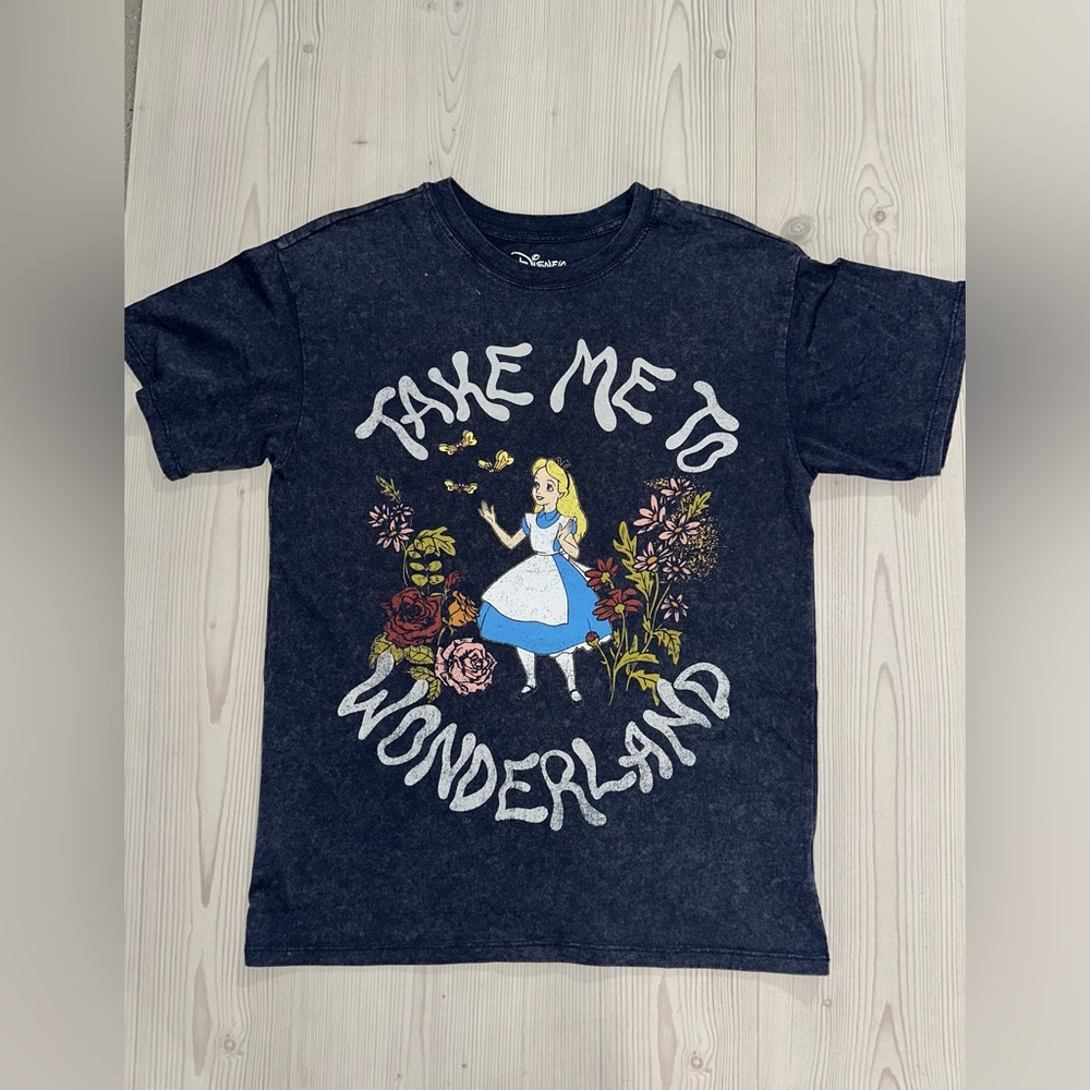 Disney Navy 'Take Me to Wonderland' Tee